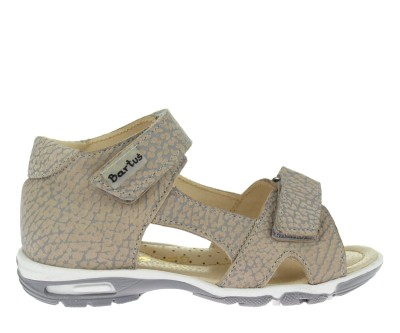 SANDAŁ  POPIEL TŁOCZONY 20-25