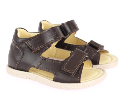 SANDAŁ BAREFOOT BRĄZ  CZEKOLADA 19-30  