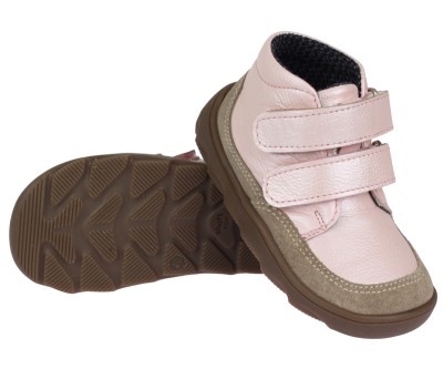 TRZEWIK BAREFOOT RÓŻ PERŁA  20-35
